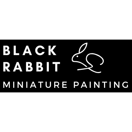 Black Rabbit Miniature Painting