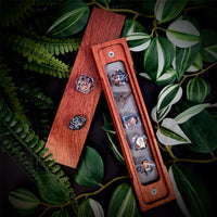 Thumbnail for Eye in Clear & Blue Resin - 7pcs RPG Full Dice Set