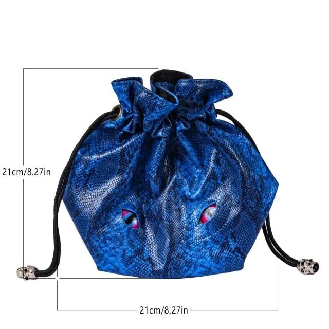 Eyes on Blue PU Leather - Storage Bag