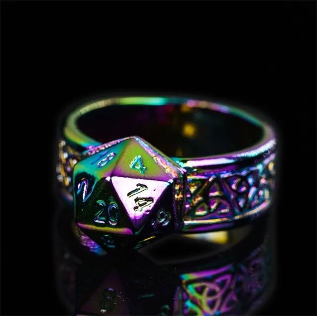 Celtic Knot Rainbow Ring