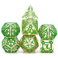 Thumbnail for Castle on Yellow Resin - 7pcs RPG Oversized Dice Set