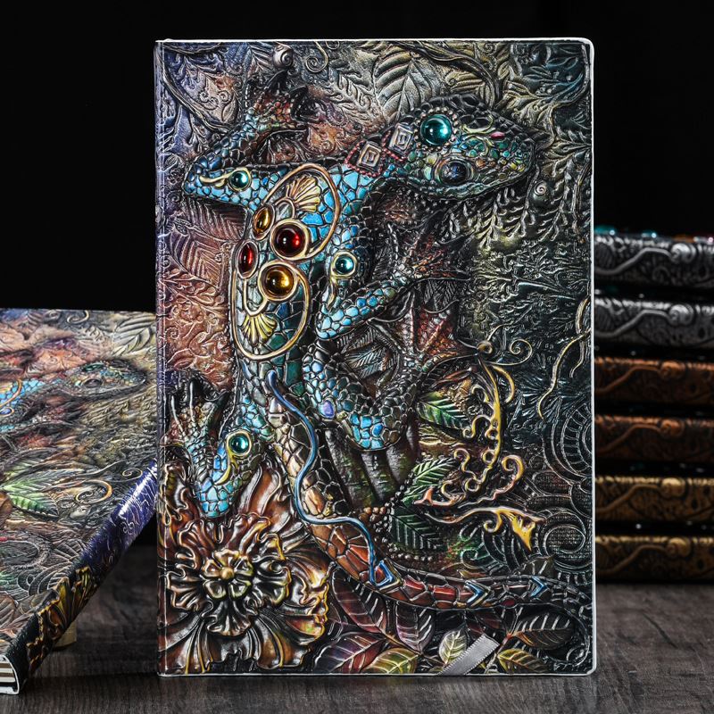 Multicolour Lizard - A5 Hardback Journal