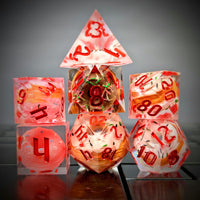 Thumbnail for Donuts in Multicolour Filled Sharp Resin - 7pcs RPG Dice Set