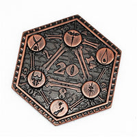 Thumbnail for D2 RPG Coin - Shadow Washed Copper Metal