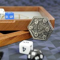 Thumbnail for D2 RPG Coin - Shadow Washed Silver Metal