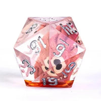 Thumbnail for Beholder in Clear & Green Sharp Resin - D20 RPG Dice