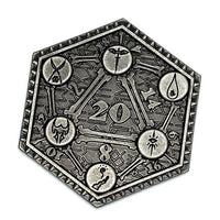 Thumbnail for D2 RPG Coin - Shadow Washed Silver Metal