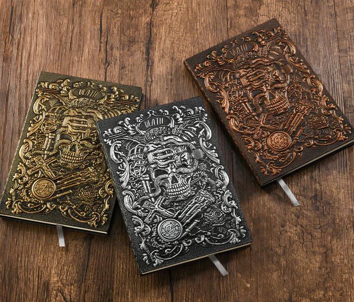 Silver Skull - A5 Hardback Journal