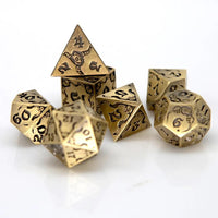 Thumbnail for Tentacles in Bronze Metal - 7pcs RPG Dice Set