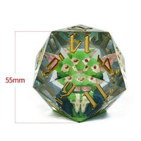 Thumbnail for Goblin in Clear Sharp Resin - D20 RPG Dice