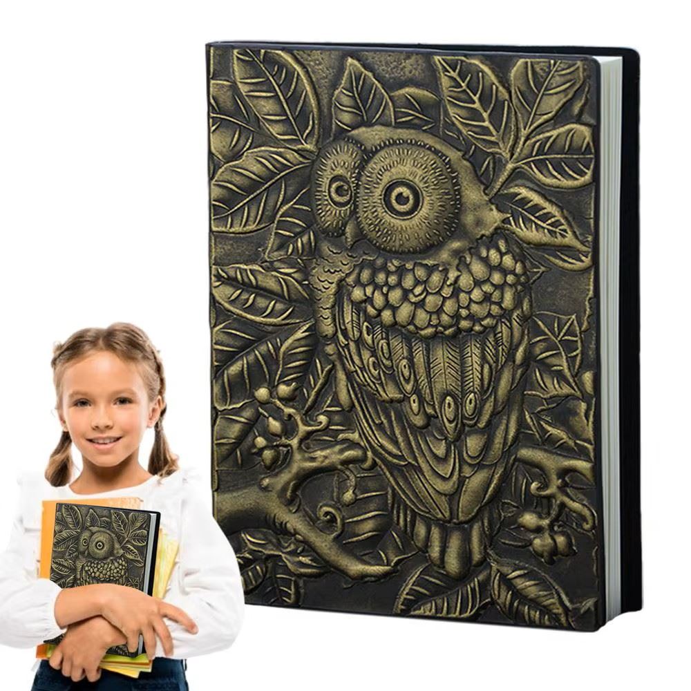 Bronze Owl - A5 Hardback Journal
