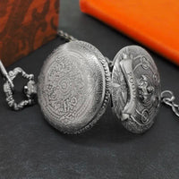 Thumbnail for Roque on Silver Pocket Watch with Mini Dice - Pendant