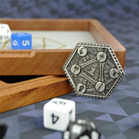Thumbnail for D2 RPG Coin - Shadow Washed Silver Metal