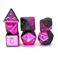 Thumbnail for 7pcs Dice Acrylic Metallic Frosted Pink