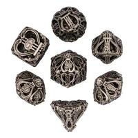 Thumbnail for 7pcs Dice Metal Hollow Lute Silver