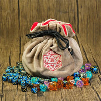 Thumbnail for Ivory Bag with Compartments - Soft Dice Storage