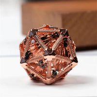 Thumbnail for Dragon in Copper Metal - Hollow D20 RPG Dice