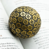 Thumbnail for D100 RPG Dice - Gold Metal