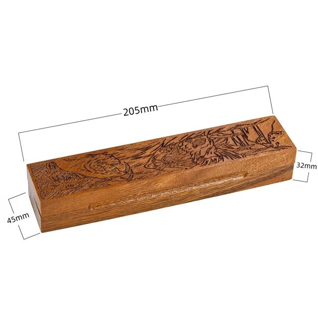 Brown Vendigo on Sapele Wood -  Magnetic Dice Storage