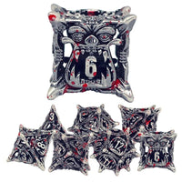 Thumbnail for 7pcs Dice Metal Hollow Monster Teeth Blood Nickel