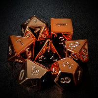 Thumbnail for Copper Metallic Acrylic - 7pcs RPG Dice Set