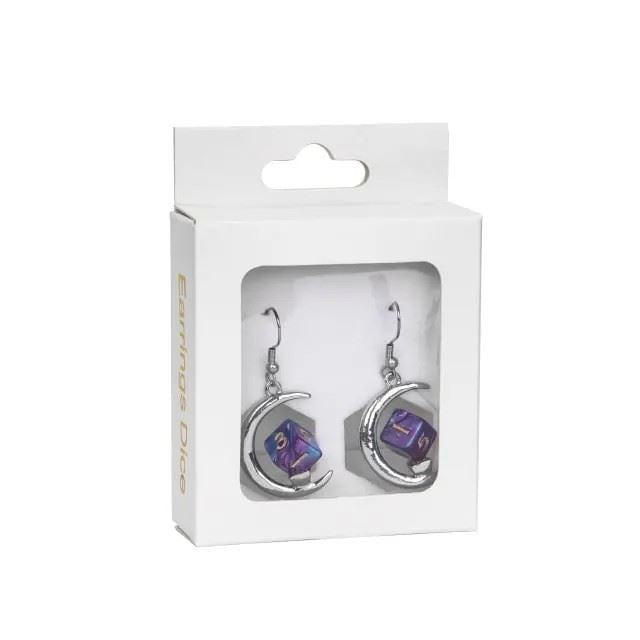 Blue & Purple Mini Acrylic  - D6 Earings