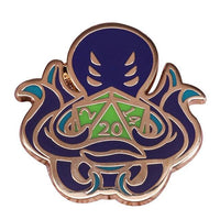 Thumbnail for Green Cthulu D20 Pin - Novelty