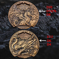 Thumbnail for Dice Metal Spinner Dragon Bronze