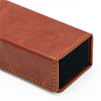 Thumbnail for Brown Top PU Leather - Magnetic Flip Dice Storage