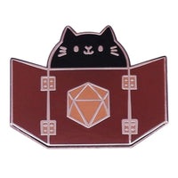 Thumbnail for Brown Cat DM Screen Pin - Novelty