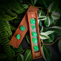 Thumbnail for Clear Green Acrylic - 7pcs RPG Full Dice Set