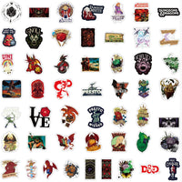 Thumbnail for 50pcs DND Film Stickers - Novelty