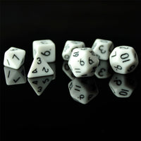 Thumbnail for Solid White Acrylic - 7pcs RPG Mini Dice Set