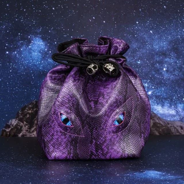 Eyes on Purple PU Leather - Storage Bag