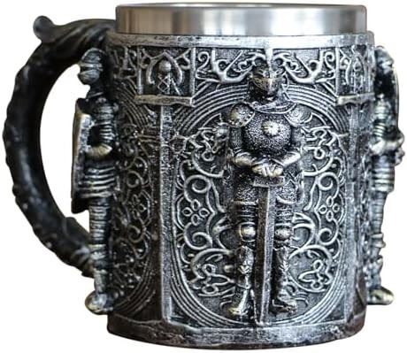 Black & Silver Knights Mug - Novelty