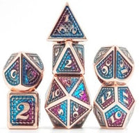 Thumbnail for 7pcs Dice Metal Stitch Copper Blue Purple