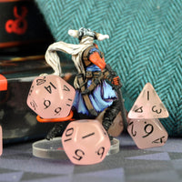 Thumbnail for Glow in the Dark Pink Acrylic - 7pcs RPG Mini Dice Set