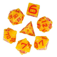 Thumbnail for Yellow Cheese Resin -  7pcs RPG Dice Set