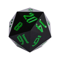 Thumbnail for Black Sharp Acrylic- D20 RPG Dice