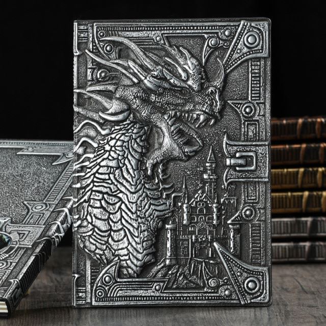 Silver Dragon - A5 Hardback Journal
