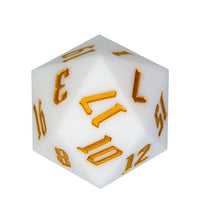 Thumbnail for White Sharp Acrylic - D20 RPG Dice