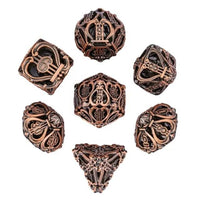 Thumbnail for 7pcs Dice Metal Hollow Lute Copper