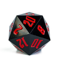 Thumbnail for Black Sharp Acrylic - D20 RPG Dice