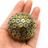 Thumbnail for D100 RPG Dice - Gold Metal