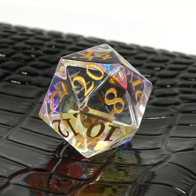 Prism Glass - 7pcs RPG Dice Set