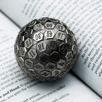 Thumbnail for D100 RPG Dice - Silver Metal