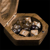 Thumbnail for Plain Sapele Wood -  Hinged Dice Storage