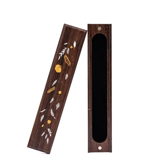 Flowers on Monzo Wood - Magnetic Dice Storage