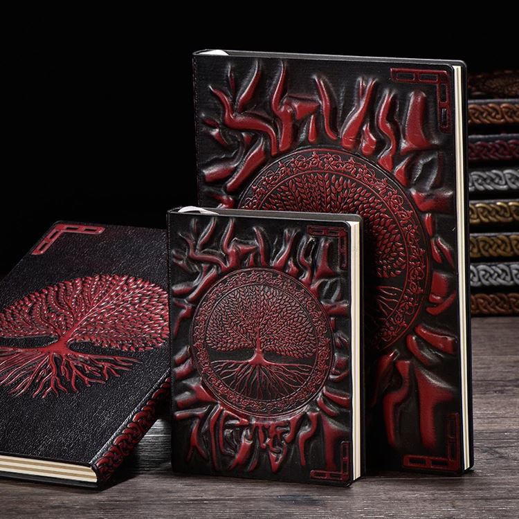 Red Tree of Life - A5 Hardback Journal