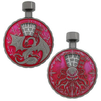 Thumbnail for Dice Metal Spinner Circle Clicker Silver Red